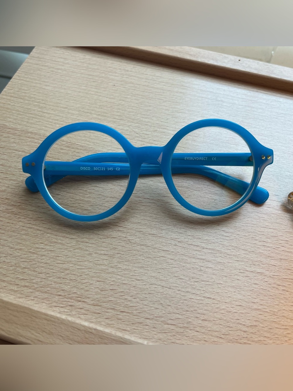 Eyebuydirect Disco Turquoise Round Frames